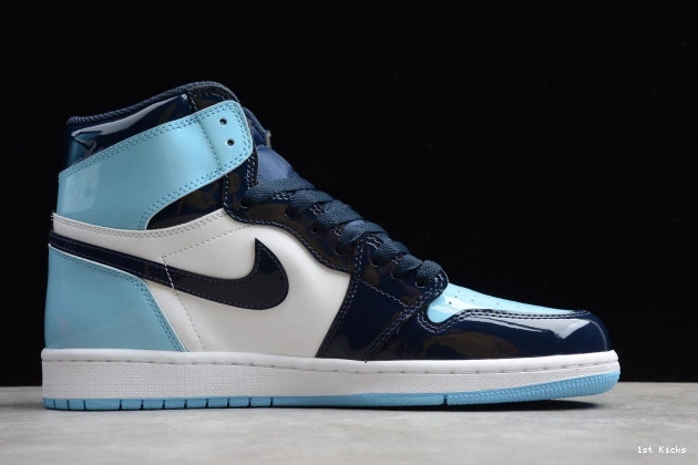 1st Kicks Shoes Jordan UNC Retro High 1 OG Patent CD0461-401 Air 0814